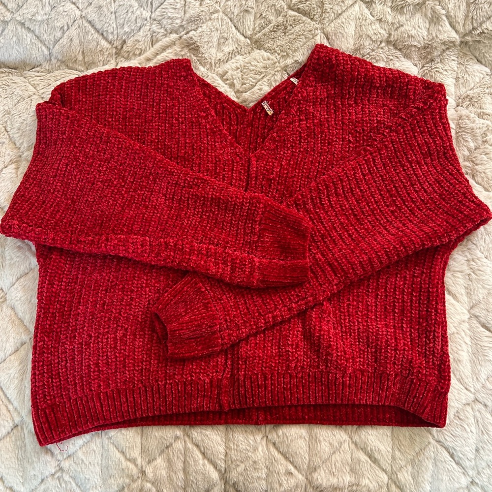 Knit sweater. Super comfy.